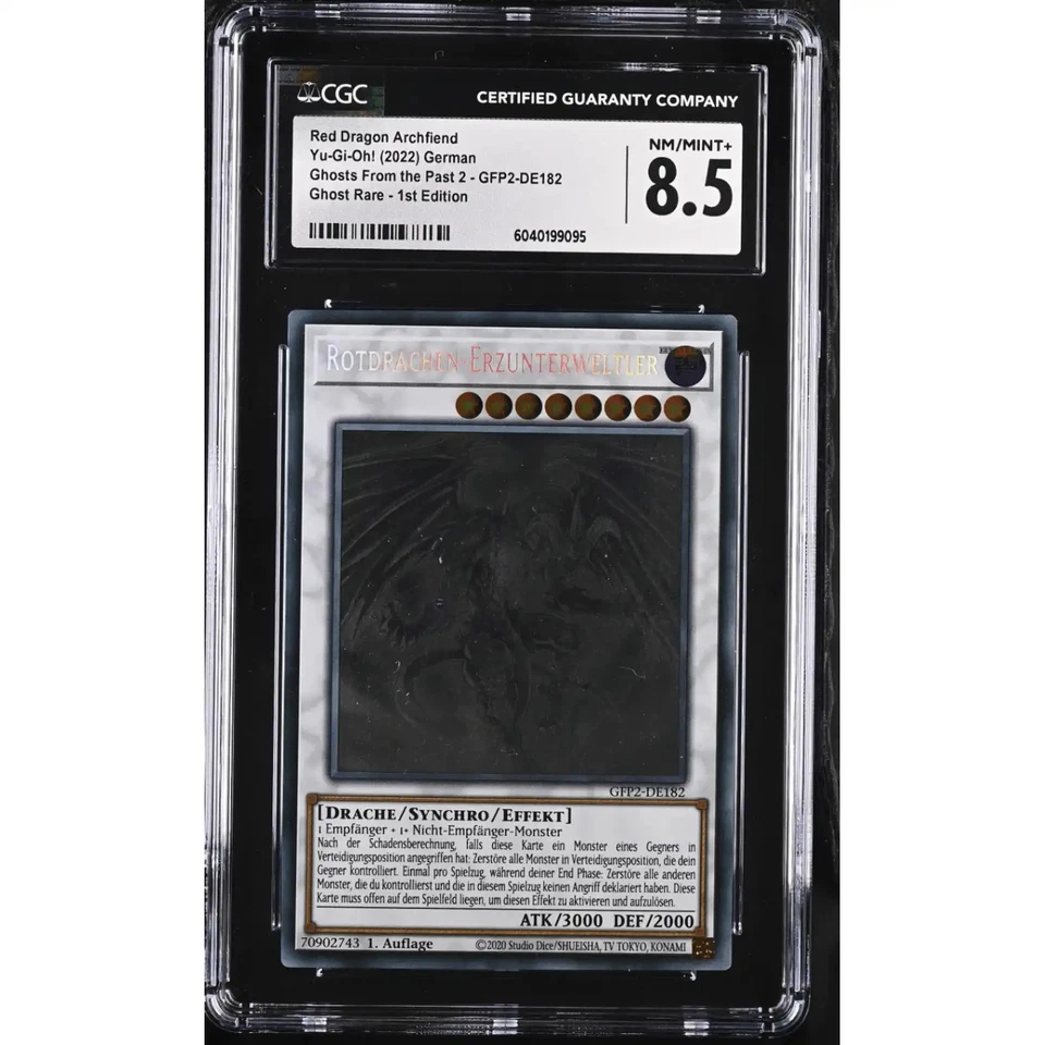 YuGiOh Red Dragon Archfiend 2022 GFP2 CGC 8.5 German Ghost Rare 1st Ed - Bild 1 von 1