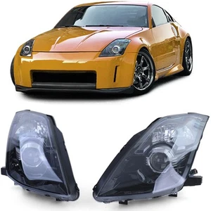 Kit De Phare Xenon Facelift D2S Noir Fumé Pour Nissan 350Z Z33 02-09 - Bild 1 von 8