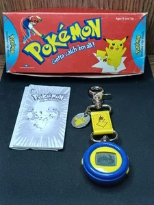 Pokemon Pikachu Trendmasters 1998 Promo Uhr Rucksack Clip Uhr Nintendo - Bild 1 von 8