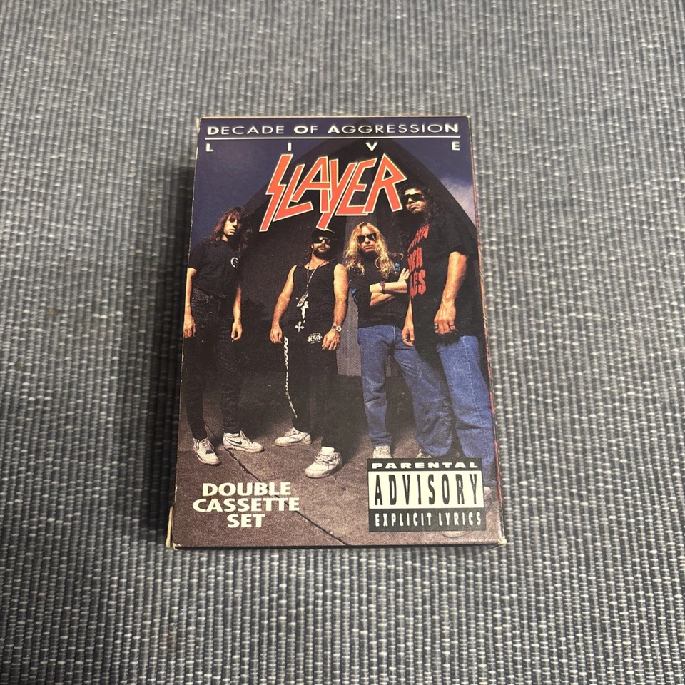 Slayer: Decade of Aggression Live - Double Cassette Tape Set w/ Box & Booklet - Image 1 of 4