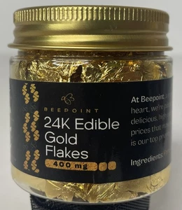 BeePoint Essbare Goldflocken - 24K - 400mg zum Backen, Basteln & Schminken - Bild 1 von 8