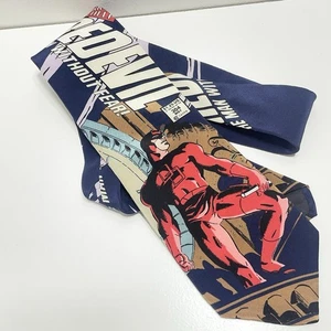 Vintage MARVEL COMICS - DARE DEVIL - 100 % Seide Krawatte - Made in USA - Bild 1 von 9