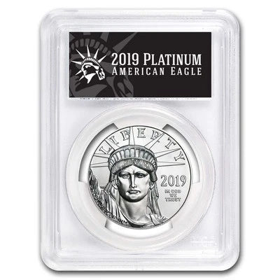 2019 1 oz American Platinum Eagle MS-70 PCGS (FDI, Black Label) - Image 1 of 4