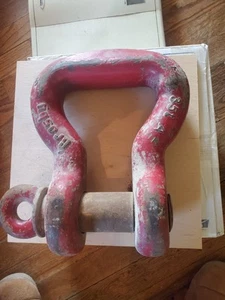 Bonito grillete de pasador de tornillo Crosby de 35 toneladas - Imagen 1 de 7