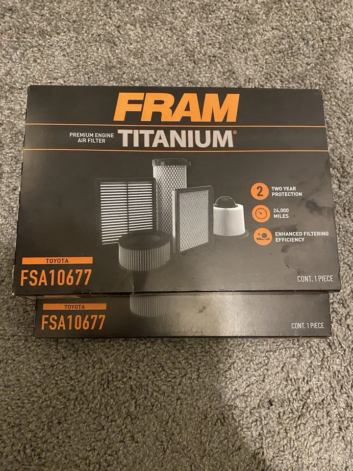 FRAM 钛发动机空气过滤器适用于丰田凯美瑞 Avalon RAV4 雷克萨斯 ES Premium — 第 1/1 张图片