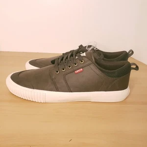 Scarpe sneakers uomo Levi's Strauss marroni stringate taglia 11 - Foto 1 di 14