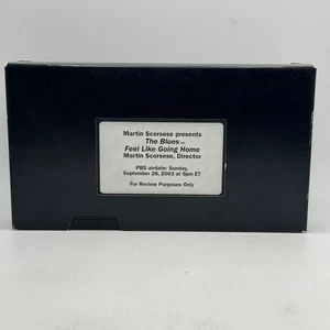 Martin Scorsese presents The Blues Feel Like Going Home VHS Tape 2003 RARE PROMO - Picture 1 of 4