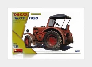 1:24 MINIART Lanz Bulldog D8532 German Traffic Tractor 1950 Kit MA24007 - Foto 1 di 2