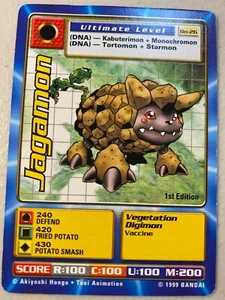 Carta DIGIMON 1° EDIZIONE 1999 Jagamon Ultimate Level Bo-26  - Foto 1 di 1