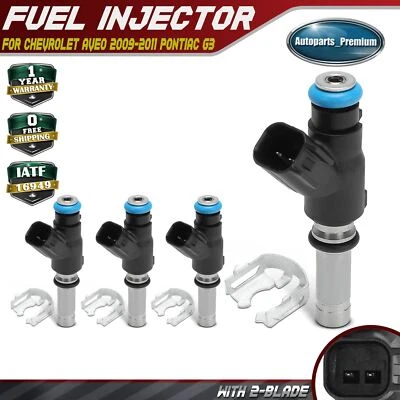 4Pcs Fuel Injector for Chevrolet Aveo Aveo5 2009-2011 Pontiac G3 2009-2010 1.6L - Image 1 of 4