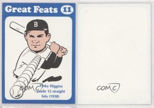 1972 Laughlin Great Feats Blue Border Pinky Higgins #11