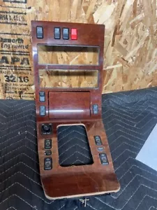1999 MERCEDES S320 W140 FRONT DASH CENTER CONSOLE WOOD TRIM BEZEL PANEL OEM - Picture 1 of 24