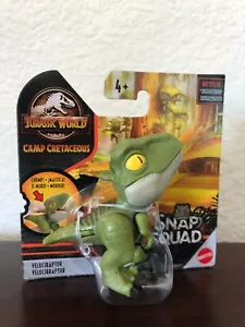 Jurassic World Snap Squad VERDE VELOCIRAPTOR Campamento Cretácico ¡NUEVO! - Imagen 1 de 2