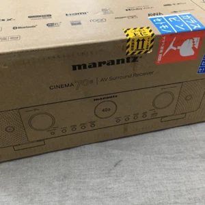 MARANTZ CINEMA 70s 7.2ch Slim AV Receiver 8K HDR10+ eARC Silver AC100V New - Picture 1 of 16