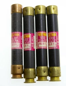 [Lot of 4] Fusetron FRS-R 1-6/10 RK5 Bussman Fuses FRSR16/10 1.6 Amp - Picture 1 of 1