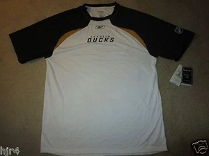 Anaheim Ducks Reebok Training Running Play-Dri NHL Shirt XL NEW - Picture 1 of 3