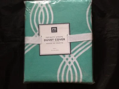 CUBIERTA NÓRDICA A RAYAS INFINITY GRANERO ADOLESCENTE CERÁMICA DOBLE PISCINA/BLANCA NUEVA  Foto 1 de 2