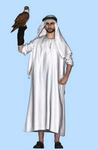 Resin 1/18 Diorama Real Series Scene Figure Toys Miniature Middle East Man 257 - Picture 1 of 3