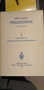 Karl Jaspers, Philosophie (3 vol., dritte aufl.), Springer, 1956 - Imagen 1 de 2
