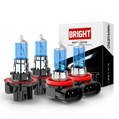 For Ford Flex 2009-2018 5000K Faros Halógenos Hi/Lo y Luz de Niebla 4x Bombillas - Image 1 of 4