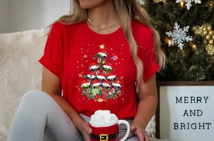 Jack Russell Terrier Dog Gifts Xmas Christmas Mens Womens Kids TShirt T-Shirt - Picture 1 of 11
