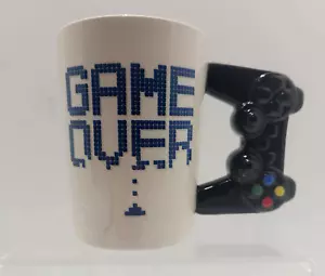 GAME OVER Video Game PS2 controller Dave and Buster Arcade Ceramic Mug 2018 - Picture 1 of 6