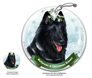 Ornamento strofinacci e baci della pancia - stile cane da pastore belga 2 017A - Foto 1 di 1