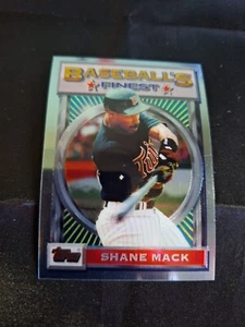 1993 TOPPS FINEST BASEBALL NRMT-MT #61 SHANE MACK MINNESOTA TWINS - Picture 1 of 2