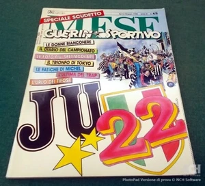 GUERIN SPORTIVO MESE Anno 2 n. 4/5 Speciale 22° Scudetto JUVENTUS Maggio 1986 - Imagen 1 de 6