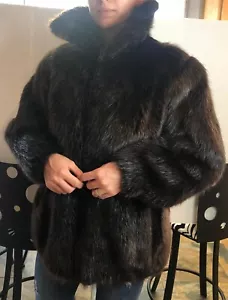 Beaver fur jacket for women - Picture 1 of 5