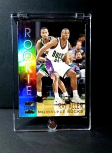 RAY ALLEN RC 1996 STADIUM CLUB ROOKIES INSERT RARE HOLO FOIL BUCKS HOF NM-MT - Picture 1 of 9