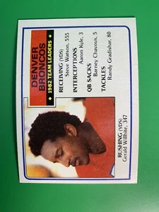 1983 Topps Gerald Willhite Broncos TL #260 - Picture 1 of 2