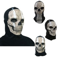 Game Call of Duty Simon Riley Ghost Skull Mask Full Face COD6 Cosplay Rib  fabric