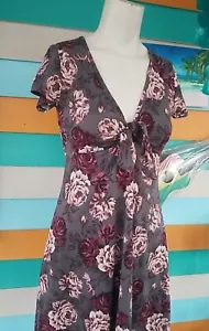 REBEL SUGAR Women Casual Dress XS Gown Floral - Picture 1 of 16