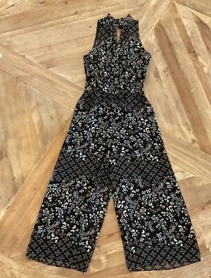 Ted Baker черный Hazel шеи Marcila широкие ноги комбинезон Ted размер 0 США 00 новый с Ярлыками - Изображение 1 из 4