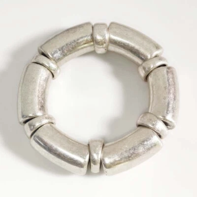 New Zara Bead Stretch Statement Bracelet Retro Women Party Vacation Jewelry Gift - Image 1 of 4