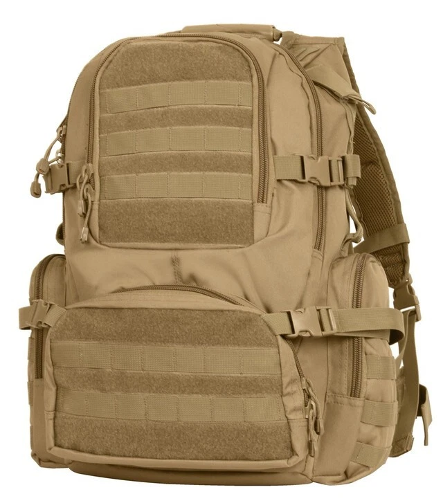 Rothco Multi-Chamber MOLLE Assault Pack - Marrom Coiote - Imagem 1 de 1