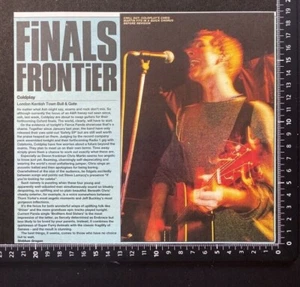 COLDPLAY - LONDON KENTISH TOWN REVIEW - 2002 VINTAGE POSTER SIZE ADVERT  - Bild 1 von 1