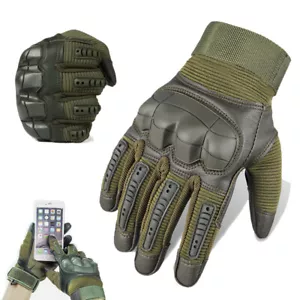Taktische Schießhandschuhe Touchscreen Vollfinger Kampfschutz Arbeitshandschuhe - Bild 1 von 23