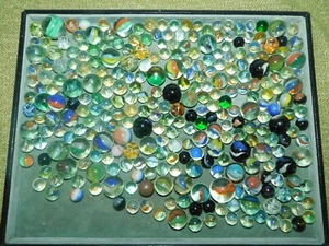Convoluté Antique Billes en Verre ! 293 Pièce - Photo 1/7