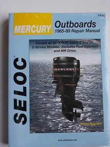 MERCURY OUTBOARD SERVICE MANUAL 90- 300HP 1965 TO 1989 SELOC 1408 - Picture 1 of 1