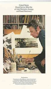 SELLOS DE ESTADOS UNIDOS 1980 COMO NUEVOS CONJUNTO DE SELLOS DEFINITIVOS EN CARPETA DE EXHIBICIÓN ARTÍCULO # 832 - Imagen 1 de 2