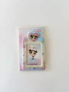 Kpop Nuovo Jeans Capelli Corti Carino Portafoto Animato - Foto 1 di 3