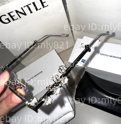 GentleMonster Sunglasses D’Heygere - Pierced 02 Silver Frame Clear Lenses - Image 1 of 4