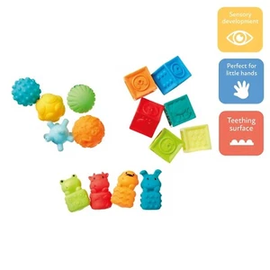 Conjunto sensorial texturizado Nuby - BNIP - diferentes formas y texturas - Imagen 1 de 5