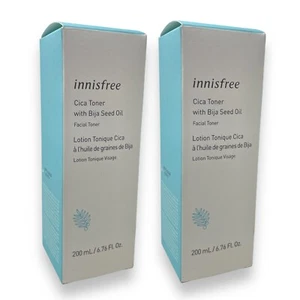 (2) Innisfree Cica Toner With Bija Seed Oil 200mL Clarifying Face Korean Beauty - Picture 1 of 12