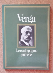 LIBRO LE CENTO PAGINE PIU' BELLE GIOVANNI VERGA 1981 Club Editori Tascabile. - Picture 1 of 3