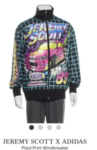 adidas x jeremy scott Bomber Jacket Men Size XL Neon Multicolored MWT - Picture 1 of 13