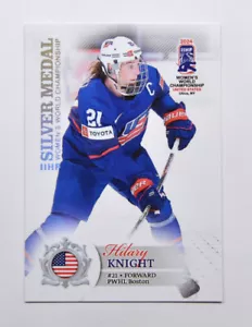 2024 BY Cards IIHF Women's World Championship USA #43 Hilary Knight - Picture 1 of 2