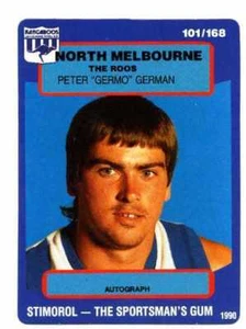 1990 Stimorol (101) Peter GERMAN North Melbourne - Picture 1 of 1